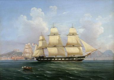 British Naval Frigate And Ship Of The Line