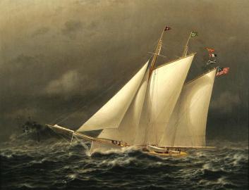 Yacht CORONET Underway