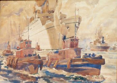 An Empress Liner Out Bound