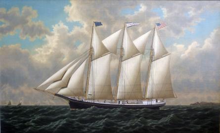 Pacific Ocean Schooner C.H. MERCHANT