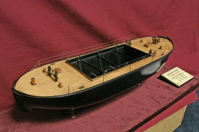 Builders Dockyard Model- Iron Hopper Barge