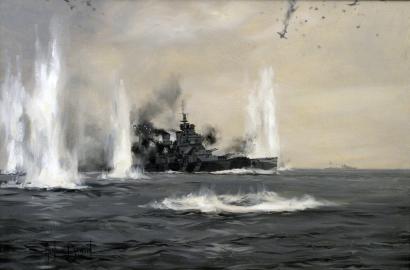 KING GEORGE V in Action Against the Japanese