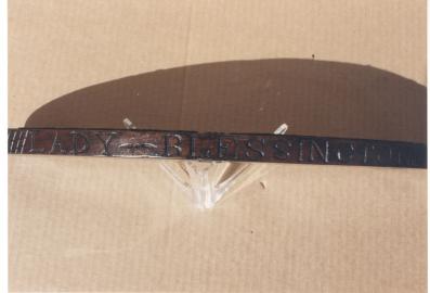 Carved Rudder Head -LADY BLESSINGTON