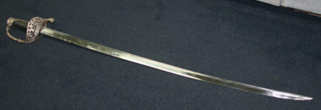 French Silvered Naval Officer Dress Sword