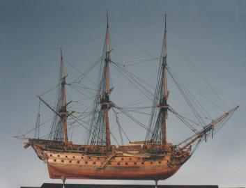 Napoleonic Prisoner Of War Boxwood Model
