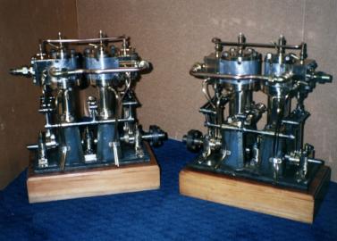 Pair Of Duel Compound Cylinder Engines Out Of A Cunard Line Launch