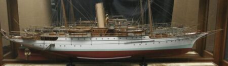Dockyard Builders Model of the Screw Schooner Steam Yacht VENETIA