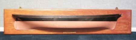 Builders Half Model - The Medium Clipper ARGYLESHIRE