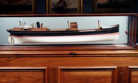 Builders Dockyard Half Model S.S. ISABEL MONKS