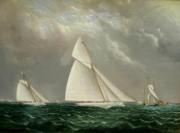 Sloops Race for the Goelet Cup, 1887