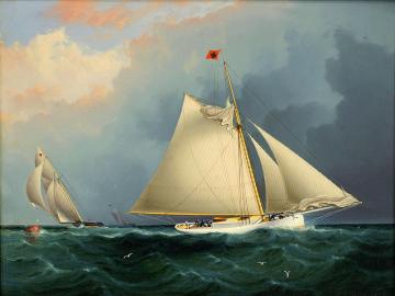 Cutter VINDEX Races Along Southwest Spit