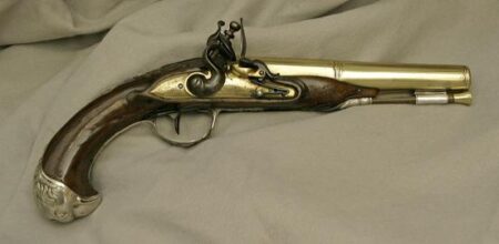 French Flintlock Officer's Pistol