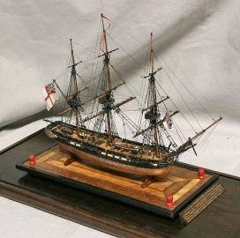 Prisoner Of War Boxwood Ship Model