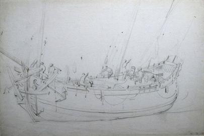 Dutch Boeier Aground