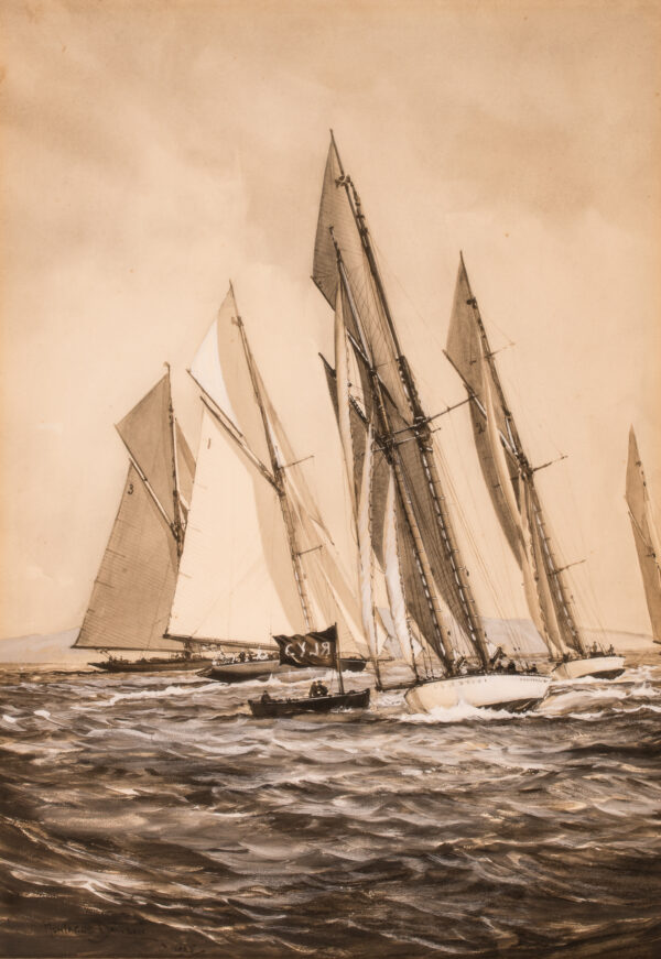 Schooner Races Around the Mark - Image 5