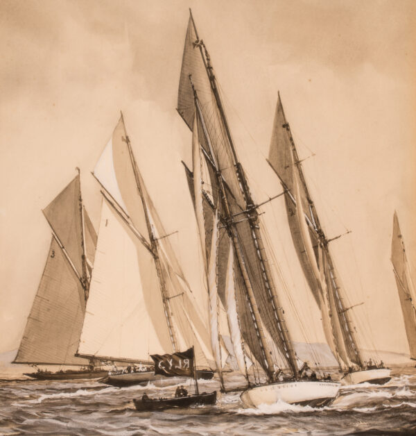 Schooner Races Around the Mark - Image 4