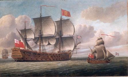 Royal Navy Off the Coast