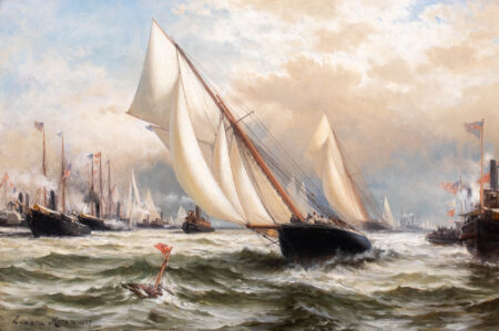 PURITAN vs GENESTA, America's Cup 1885