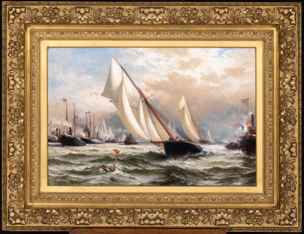 PURITAN vs GENESTA, America's Cup 1885 - Image 6
