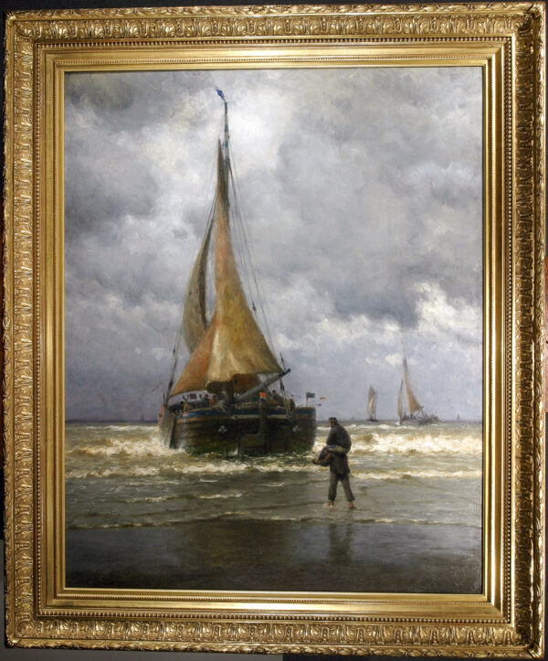 On the Coast of Holland, Fishing Boat Ready for Sea - Image 3