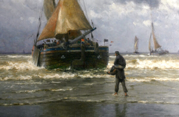 On the Coast of Holland, Fishing Boat Ready for Sea - Image 4