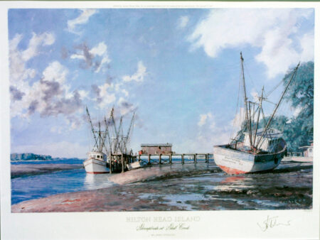 Hilton Head Island - Shrimpboats at Skull Creek