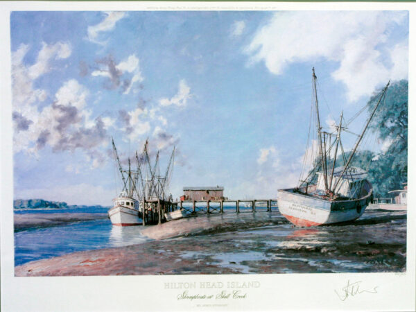 Hilton Head Island - Shrimpboats at Skull Creek