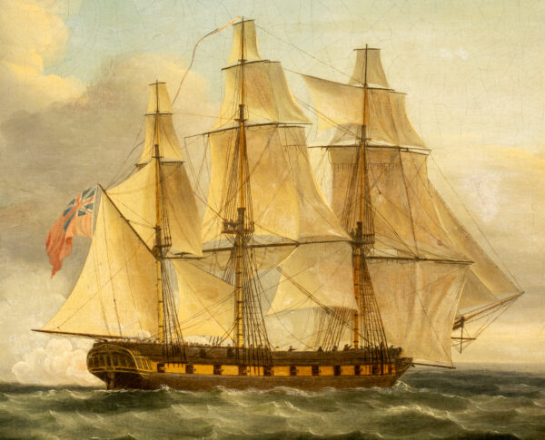 The Capture of the French Frigate LE SERENE by the English Frigate HMS AIGLE - Image 2
