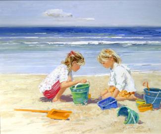 Digging at the Shore