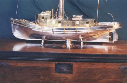 John Dean Benton Silver Tugboat Model F.A.CHURCHMAN