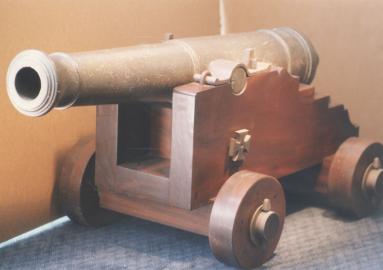 3 Pound Bronze Cannon