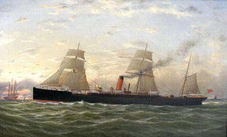 Cunard Liner PAVONIA