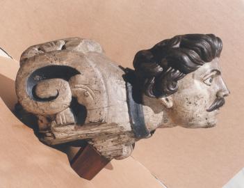 Ship's Figurehead Of A Man