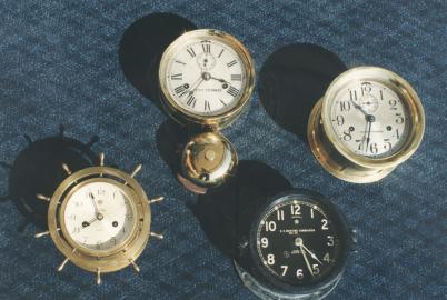 Group of Four Clocks