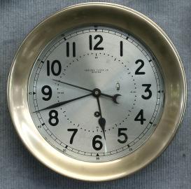 Chelsea Ship's Clock in Bronze Case
