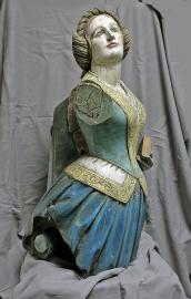 Ship's Carved Figurehead From The British East Indiaman Ship PHOEBE  1844