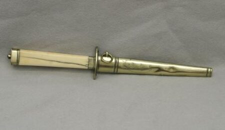 British Naval Dirk With Bone Handle