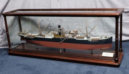 Builder's Dockyard Model of the Steamship BEATUS of 1925