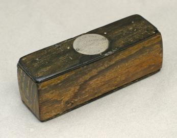 Snuff Box Made From The Wood Of Ship ROYAL GEORGE