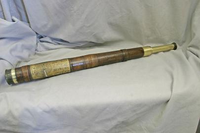 Presentation Telescope With Flag Codes Given To Rear Admiral John J. Gambier Circa 1806