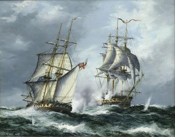 Action Between U.S.S. CONSTITUTION and H.M.S. JAVA