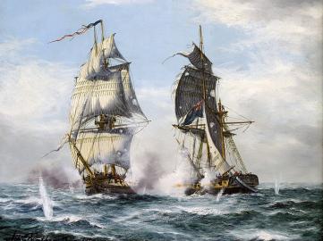 Action Between BOXER and ENTERPRISE
