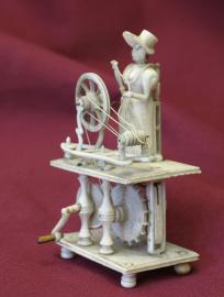 Napoleonic Prisoner Of War Bone Automation - Spinning Jenny