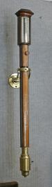 Mahogany Ships Gimballed Marine Barometer by Bassnett, Liverpool
