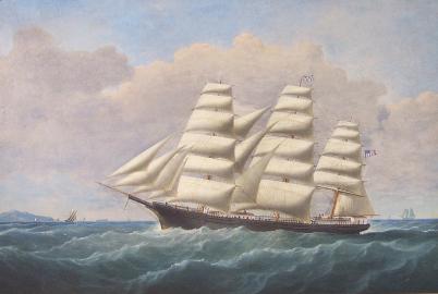 American Full-Rigged Ship M.P. GRACE