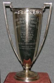 Solid Silver Yacht Race Trophy Trans-Pac Honolulu Hawaii