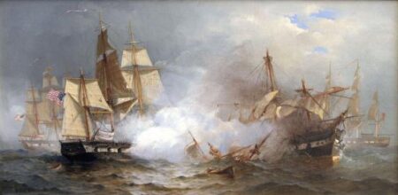 Frigate UNITED STATES Conquers H.M.S. MACEDONIAN