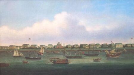 Western Warehouses of the Bund at Shanghai