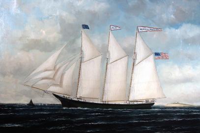 The Three -Masted Schooner ADDIE G. BRYANT