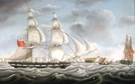 The Brig MARY Off Dover